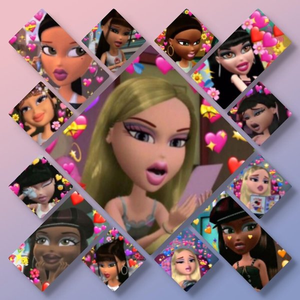 Стикеры братц