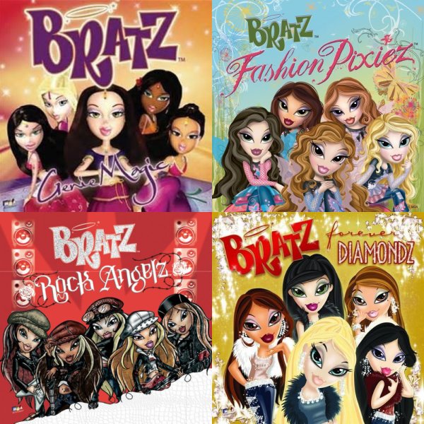 Братц куклы Хлоя Ясмин Джейд и Саша