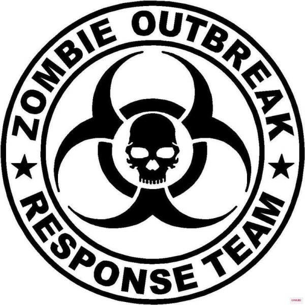 Zombie Outbreak наклейка