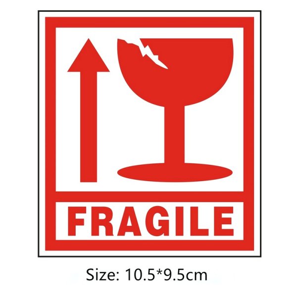 Fragile наклейка