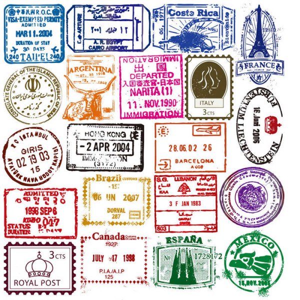 Почтовая наклейка на английском