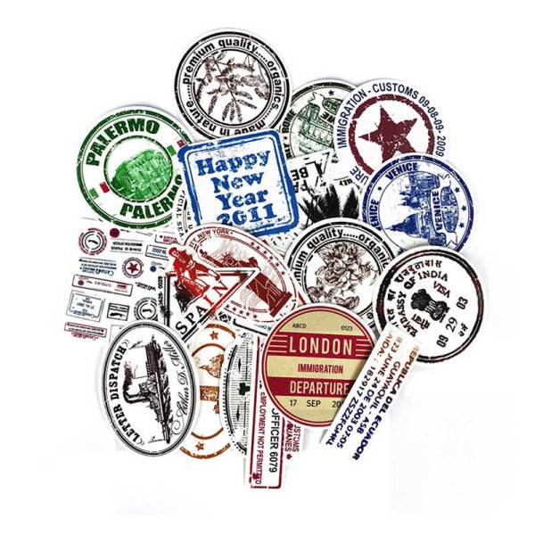 Путешествия (с наклейками)