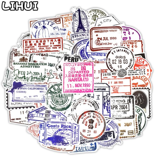 Наклейки почтовые Китай