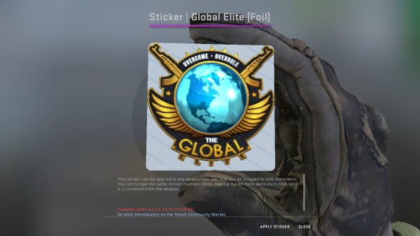 Наклейка Глобал Элит