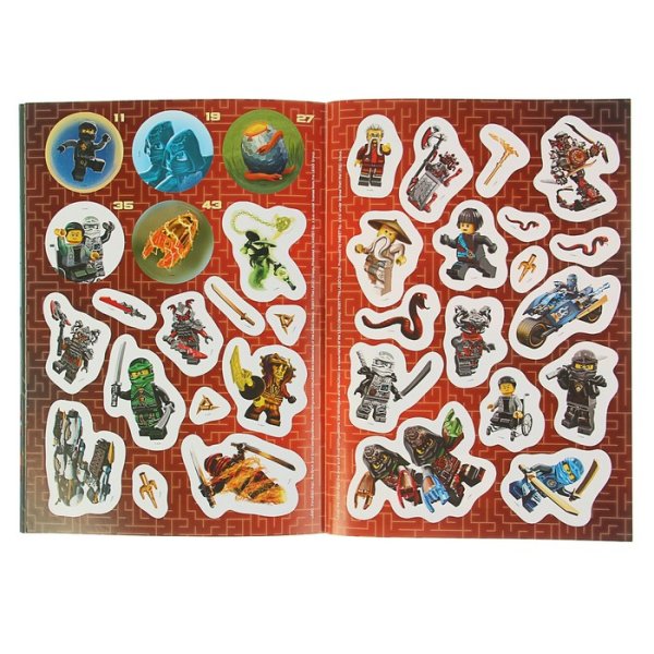 Книга лабиринтов лего Ниндзяго