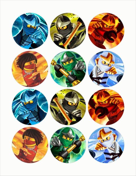 LEGO Ninjago наклейки