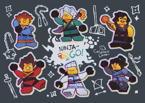 Стикеры Ниндзяго