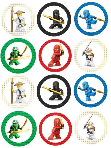 Наклейки на стену LEGO Ninjago
