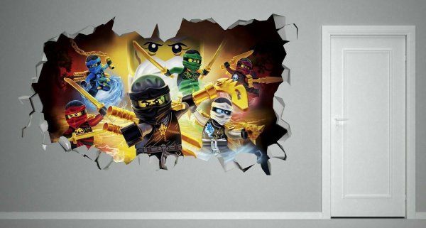 Наклейки лего Ниндзяго