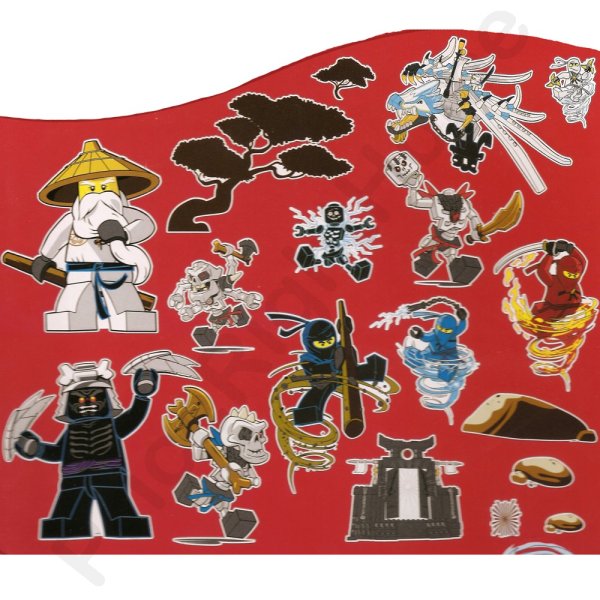 Наклейки лего Ниндзяго