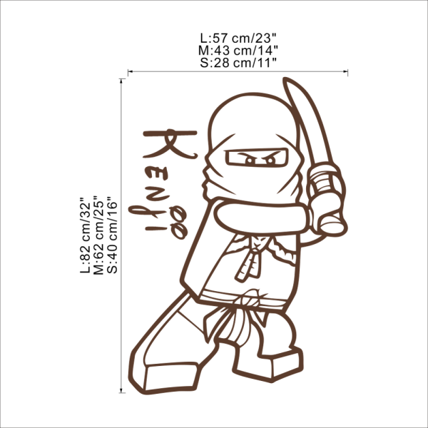 Стикеры на стену лего