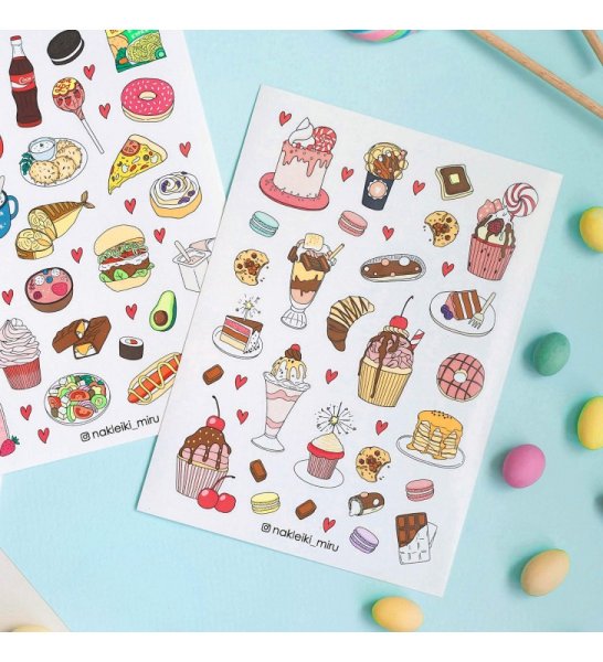 Стикеры сладости