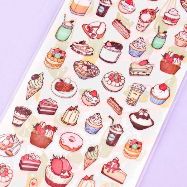 С наклейками вкусняшки