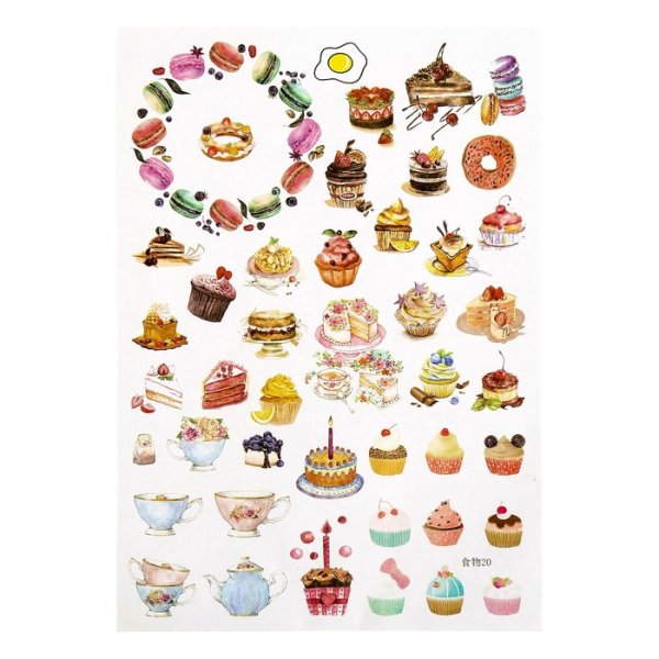 С наклейками вкусняшки