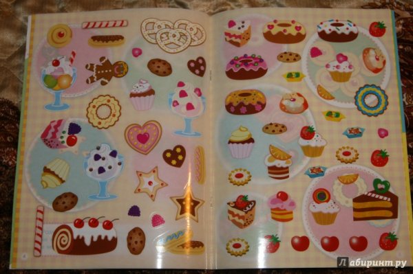 Наклейки с вкусняшками