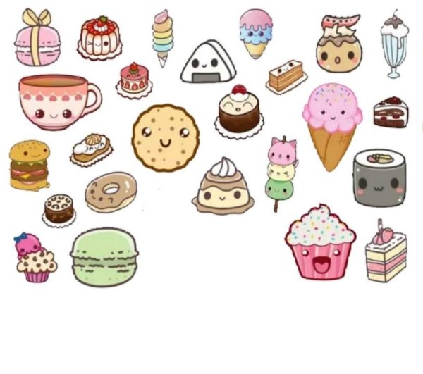 Стикеры сладости