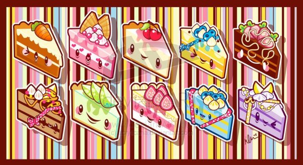 С наклейками вкусняшки