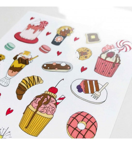 Наклейки на Десерты