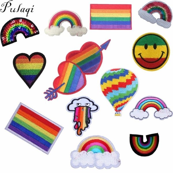 Наклейки Радуга