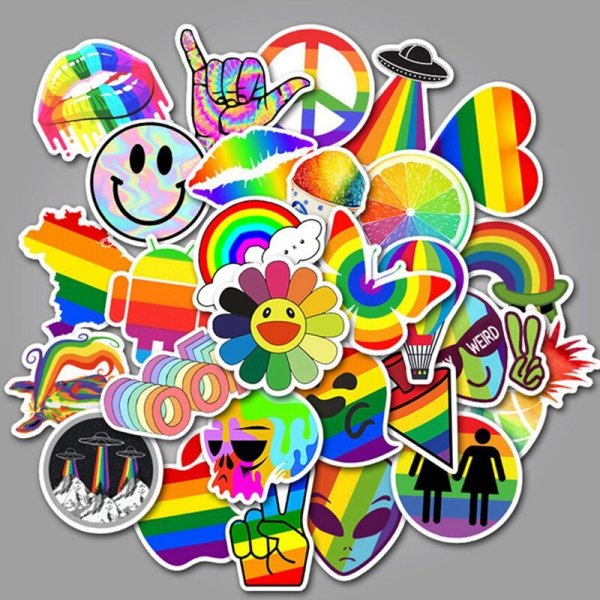 Временная тату "радужные розы"