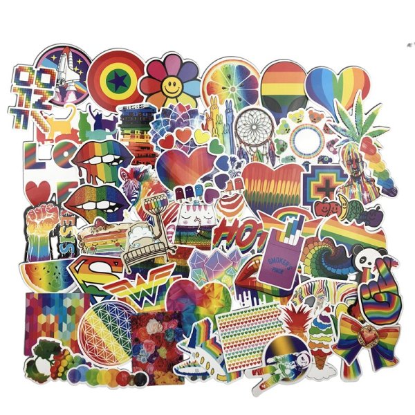 Радужные Стикеры