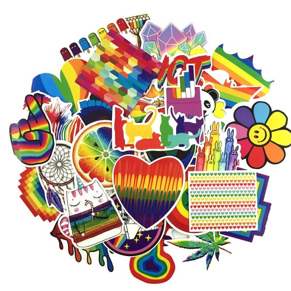 Стикеры Радуга ЛГБТ