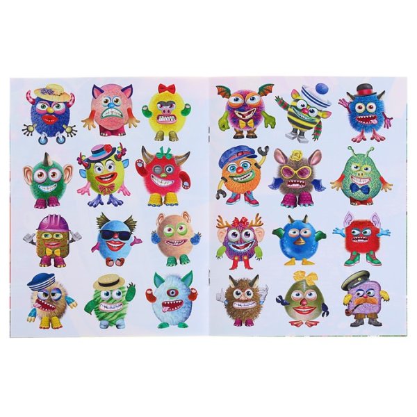 Наклейки "чудики в парке"