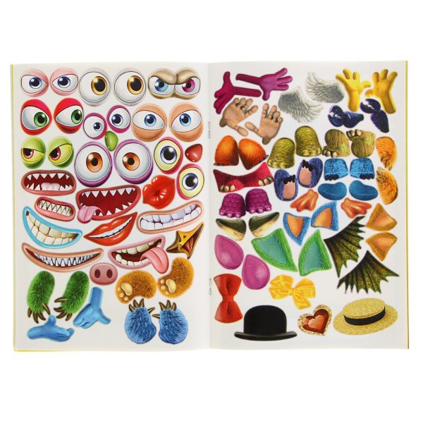 Книжка с наклейками "чудики в парке"