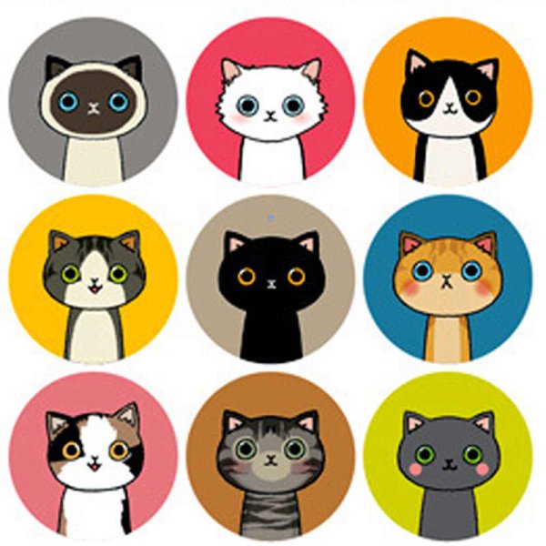 Круглые Стикеры