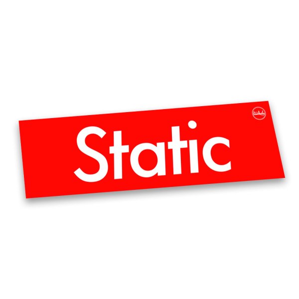 Static Drop наклейка