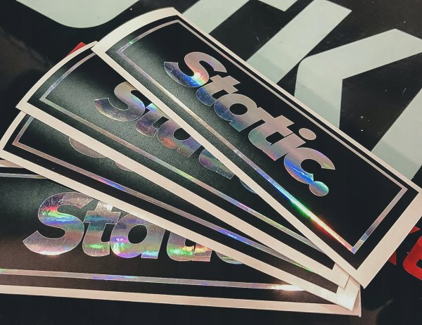 Strictly static наклейка