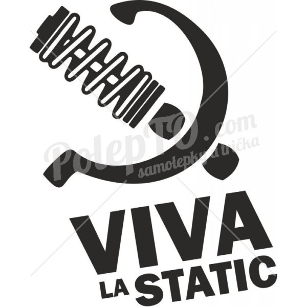 Static наклейка