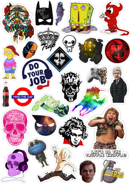 Крутые наклейки