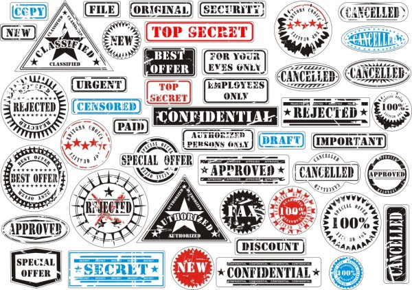 Готовые наклейки для печати