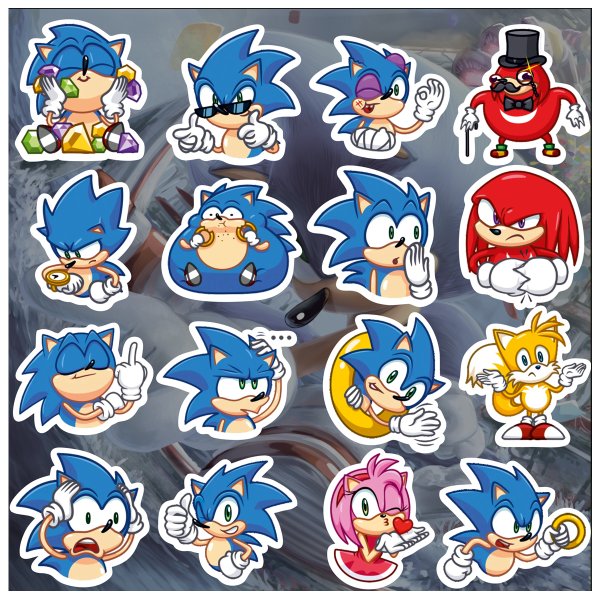 Стикеры с Соником
