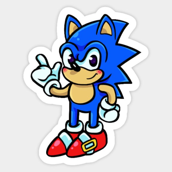 Наклейки Соник бум
