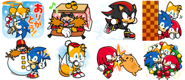 Наклейка на стену Соник