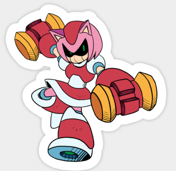 Наклейка на стену Соник