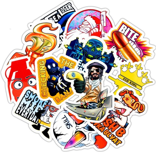 Стикеры на скейтборд