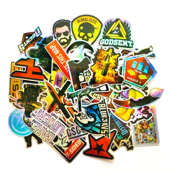 Крутые наклейки из игр