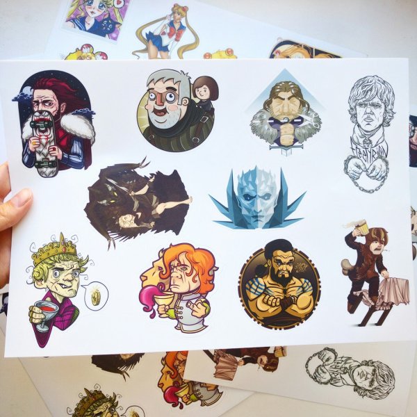 Игры с наклейками