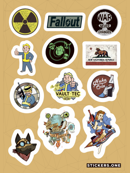 Стикеры по Fallout