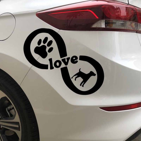 Наклейка на авто Джек Рассел терьер