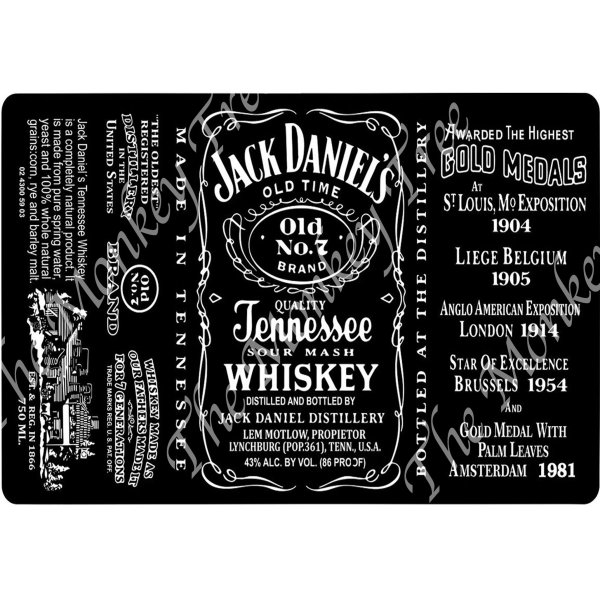 Jack Daniels круглый логотип