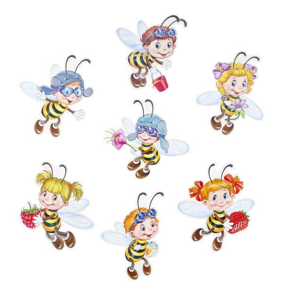 Наклейки "пчелки"