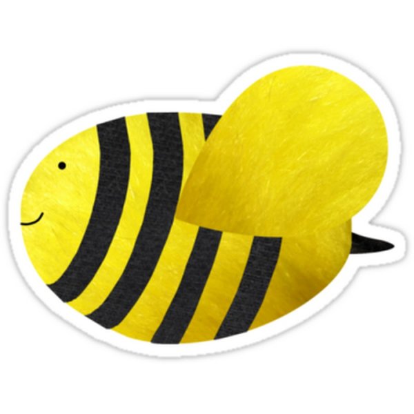 Пчела стикер