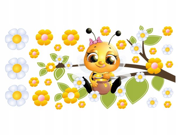 Наклейка Пчелка на авто