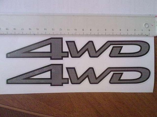4wd надпись