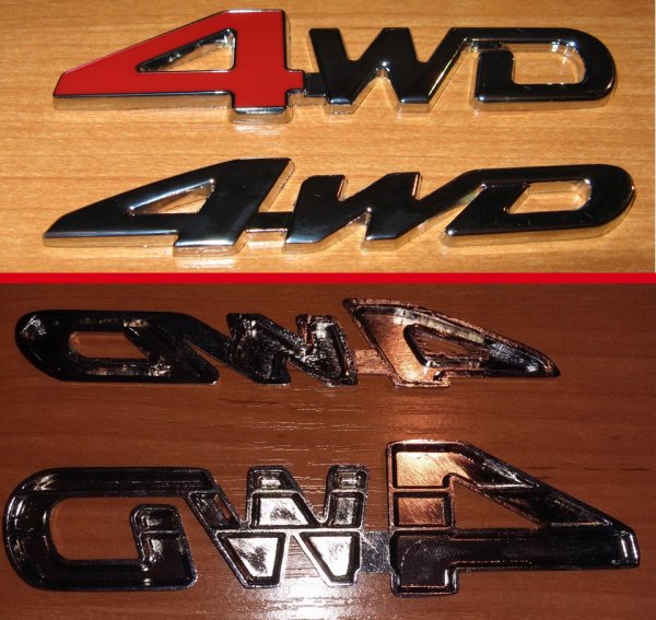 Шильдик 4wd на Аутлендер