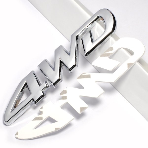 Металлические наклейки на внедорожник